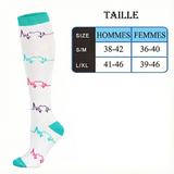 Chaussettes Compression du Quotidien (Lot 6 Paires/4 Assortiments au Choix)
