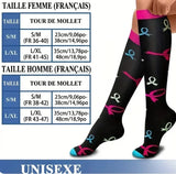 Chaussettes Compression Motifs (Lot 6 Paires)